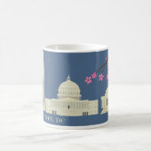 Washington, gezeichnete Iconic Anblick-Tasse DCs Kaffeetasse (Mittel)