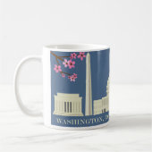 Washington, gezeichnete Iconic Anblick-Tasse DCs Kaffeetasse (Links)