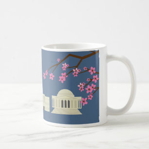 Washington, gezeichnete Iconic Anblick-Tasse DCs Kaffeetasse