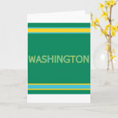 Washington Greeting Card Karte (Gelbe Blume)