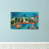 Washington - Großbuchstaben - Szenen 2 Leinwanddruck (Insitu (Holzboden))