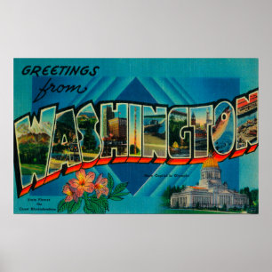 Washington - Großbuchstaben - Szenen 2 Poster