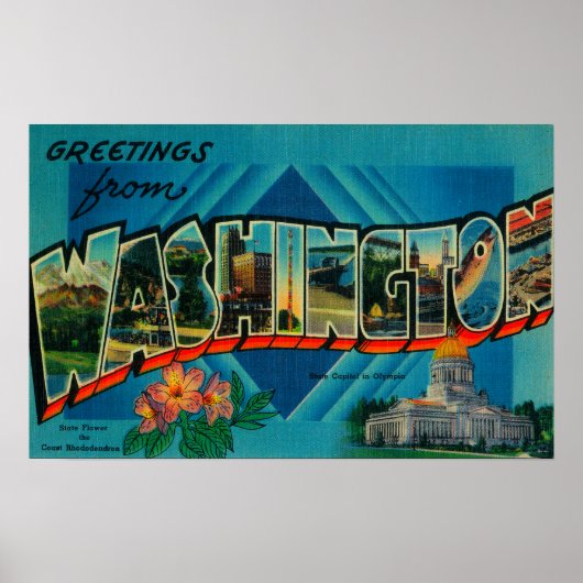 Washington - Großbuchstaben - Szenen 2 Poster (Vorne)