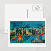 Washington - Großbuchstaben - Szenen 2 Postkarte (Vorne/Hinten)