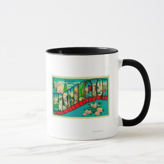 Washington - Große Briefszenen Tasse (Rechts)