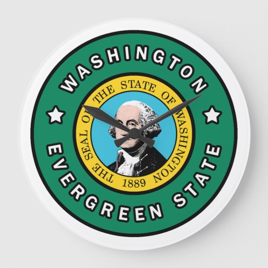Washington Große Wanduhr (Vorderseite)