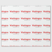 Washington gründete Wrapping Paper Geschenkpapier (Flach)