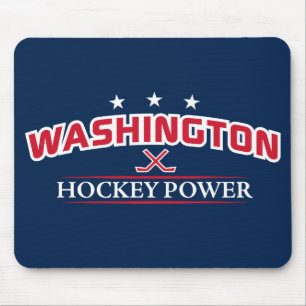 Washington Hockey Power Blaues Mauspad