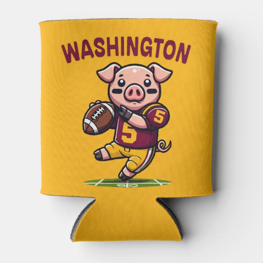 Washington Hog Football Dosenkühler (Vorderseite)