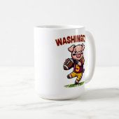 Washington Hog Football Kaffeetasse (VorderseiteRechts)
