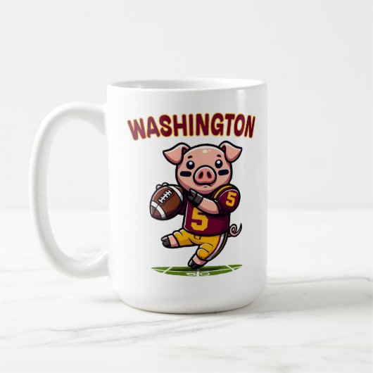 Washington Hog Football Kaffeetasse (Links)