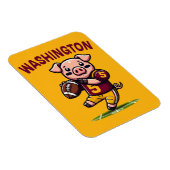 Washington Hog Football Magnet (Rechte Seite)