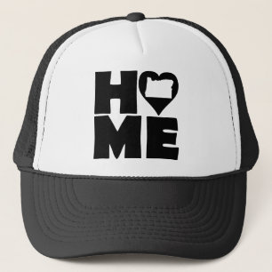Washington Home Heart State Ball Cap Trucker Mütze
