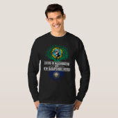 Washington Home New Hampshire Roots State Tree T-Shirt (Vorne ganz)