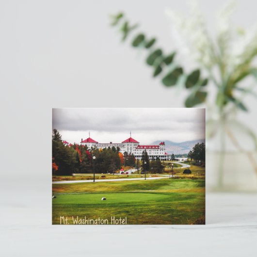 Washington Hotel im Herbst Postcard Postkarte