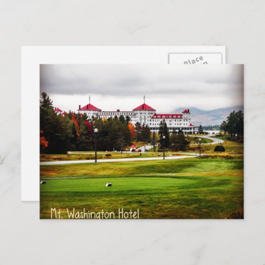 Washington Hotel im Herbst Postcard Postkarte (Vorne/Hinten)