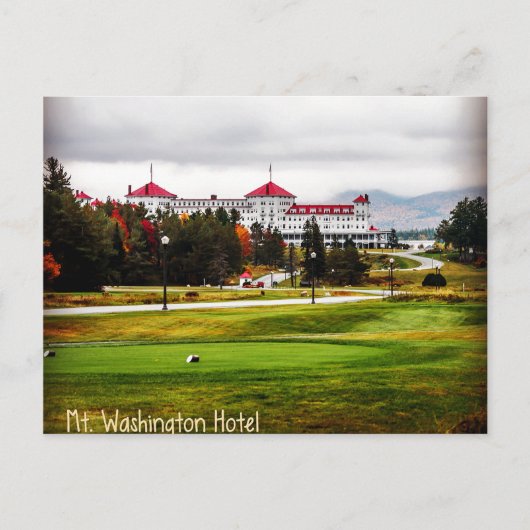 Washington Hotel im Herbst Postcard Postkarte (Vorderseite)