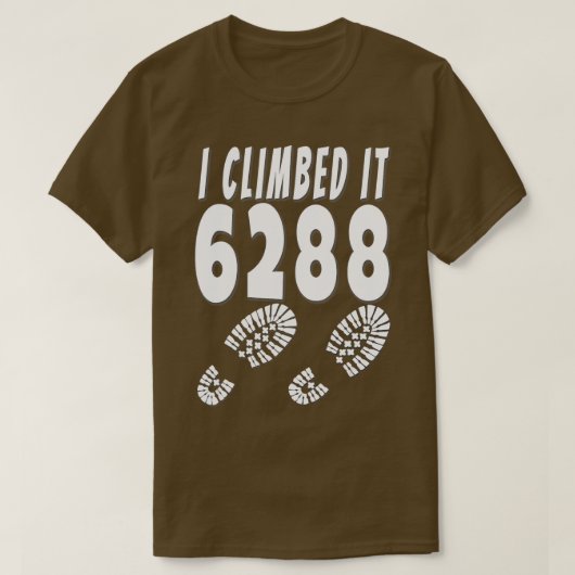 Washington I Climbed It 6288 Mount NH48 New Ham T-Shirt (Design vorne)