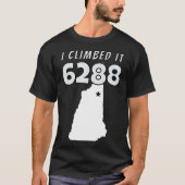 Washington I Climbed It 6288 Mount NH48 New Ham T-Shirt (Vorderseite)