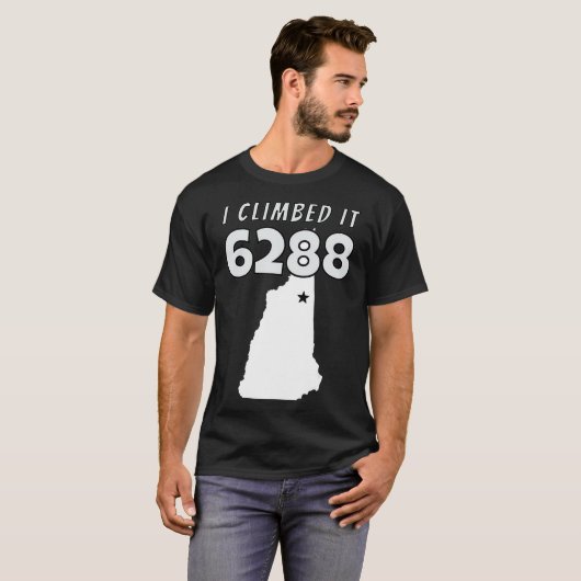Washington I Climbed It 6288 Mount NH48 New Ham T-Shirt (Vorne ganz)