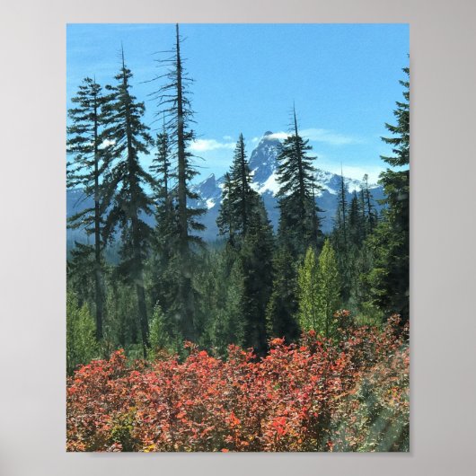 Washington im Herbst, OR Poster (Vorne)