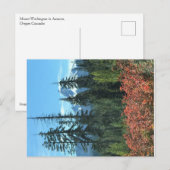 Washington im Herbst, OR Postkarte (Vorne/Hinten)