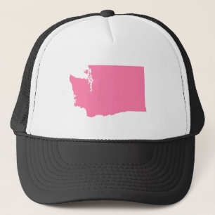 Washington in Pink Truckerkappe