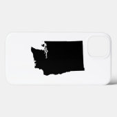Washington in Schwarz und Weiß Case-Mate iPhone Hülle (Rückseite (Horizontal))