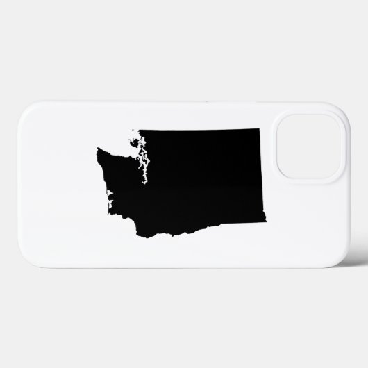 Washington in Schwarz und Weiß Case-Mate iPhone Hülle (Rückseite (Horizontal))