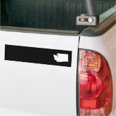 Washington in Weiß und Schwarz Autoaufkleber (Auf Lkw)