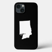 Washington in Weiß und Schwarz Case-Mate iPhone Hülle (Rückseite)