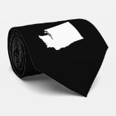 Washington in Weiß und Schwarz Krawatte (Gerollt)