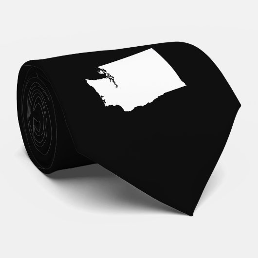 Washington in Weiß und Schwarz Krawatte (Gerollt)