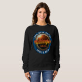 Washington Indiana IN Total Solar Eclipse 2024 3 Sweatshirt (Vorne ganz)