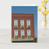 Washington, Iowa Window Boxes Karte (Gelbe Blume)