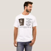 Washington Irving Little Minds Great Minds Zitat T-Shirt (Vorne ganz)