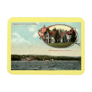 Washington Irving, Tarrytown, NY Vintag c1915 Magnet