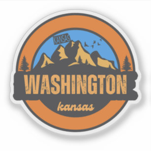 Washington, Kansas Aufkleber