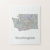 Washington-Karte Puzzle (Vertikal)