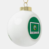 Washington Keramik Kugel-Ornament (Links)