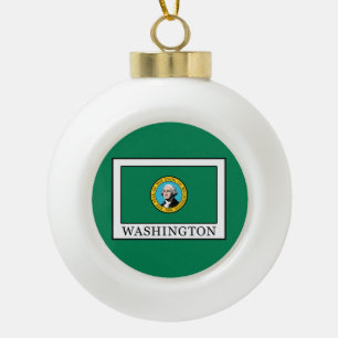 Washington Keramik Kugel-Ornament