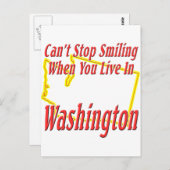 Washington - Lächeln Postkarte (Vorne/Hinten)