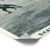 Washington Lake Park Ice Skating Scene Poster (Ecke)