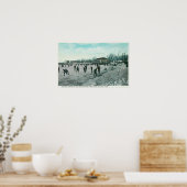 Washington Lake Park Ice Skating Scene Poster (Küche)