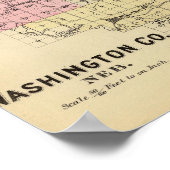 Washington Landkreis, Nebraska Poster (Ecke)