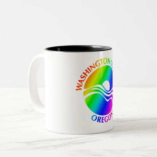 Washington Landkreis Pride Tasse (Vorderseite Links)