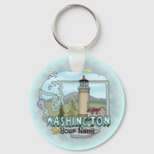 Washington Lighthouse Schlüsselanhänger (Vorderseite)