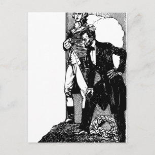 Washington Lincoln Postkarte