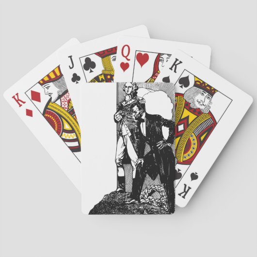 washington lincoln spielkarten (Rückseite)