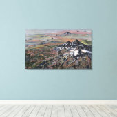 Washington - Luft aus dem Kaskadenbereich Leinwanddruck (Insitu (Holzboden))